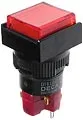 D16LMS1-1ABKR, кнопка б/фикс.250В 5А LED 24В